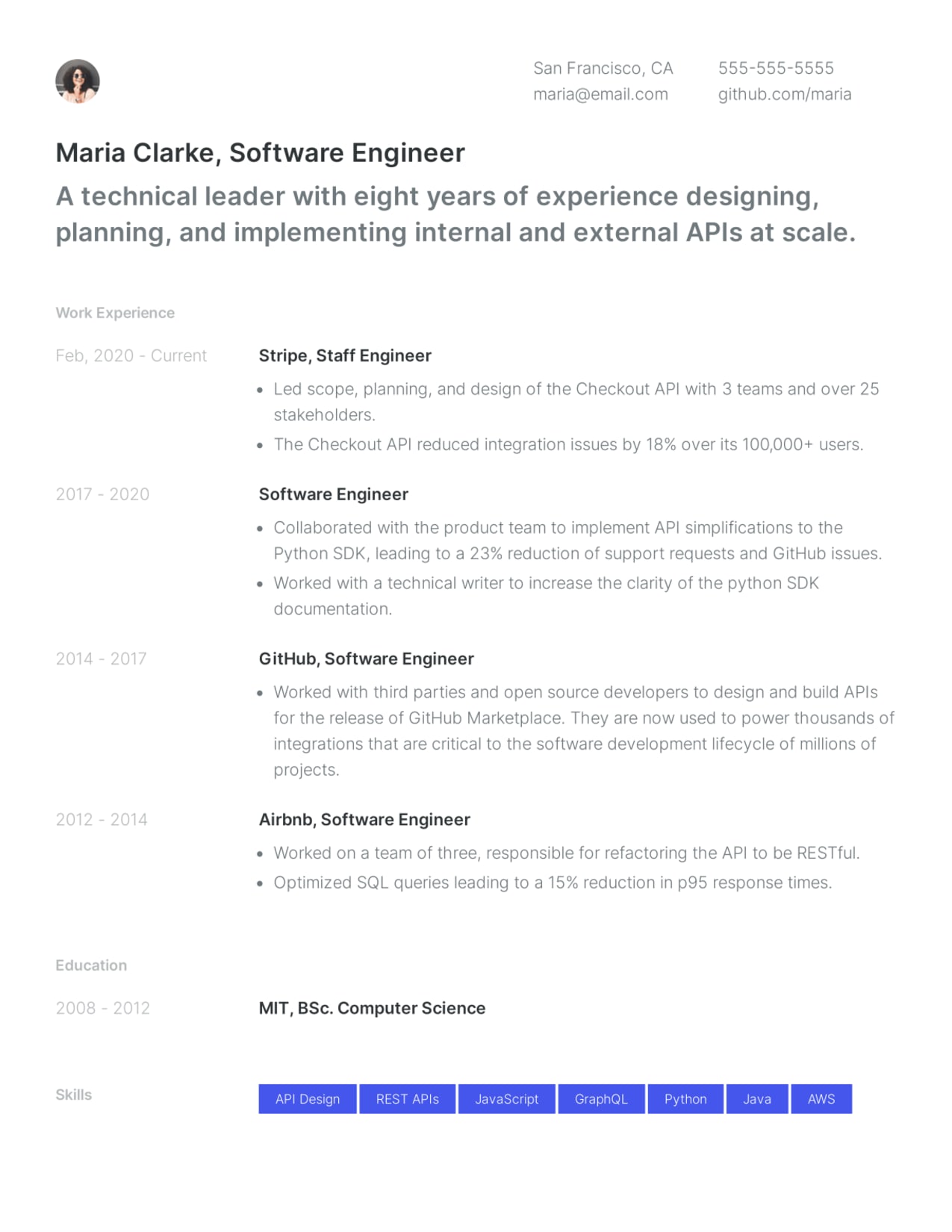 Standard Resume Build An Impressive Resume In 5 Minutes