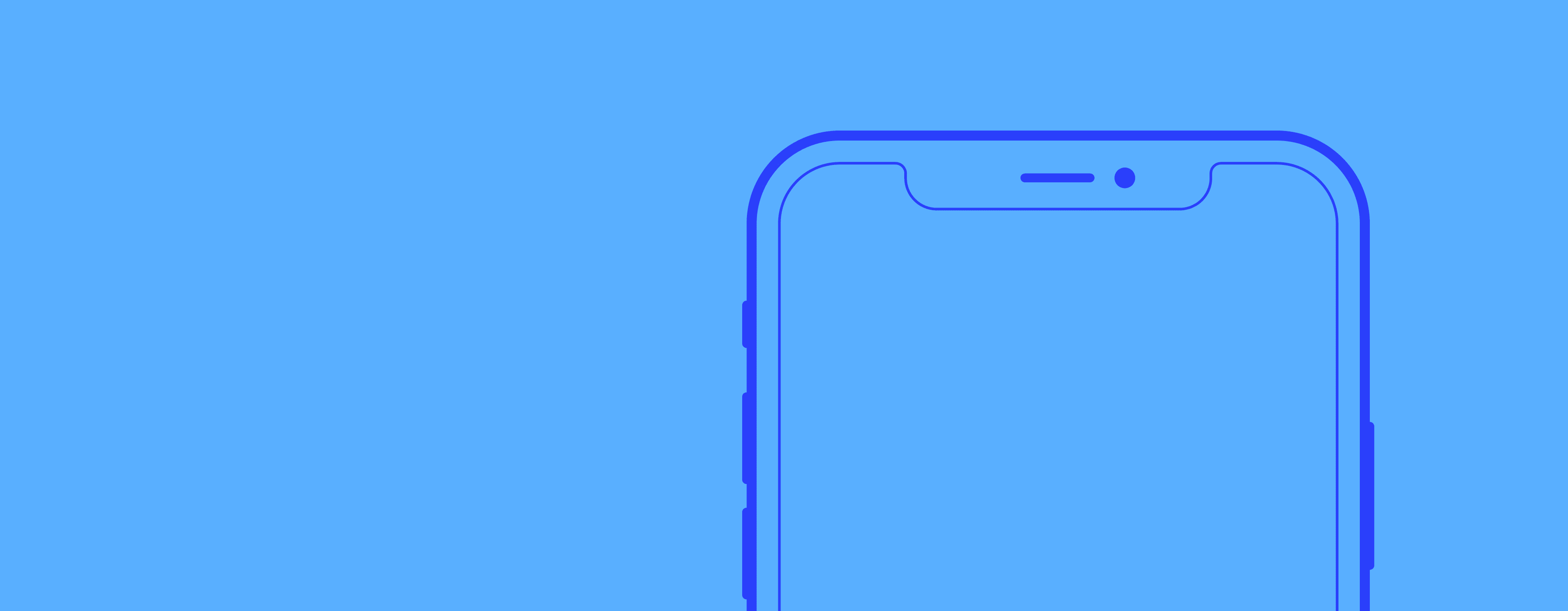 An iphone wireframe.