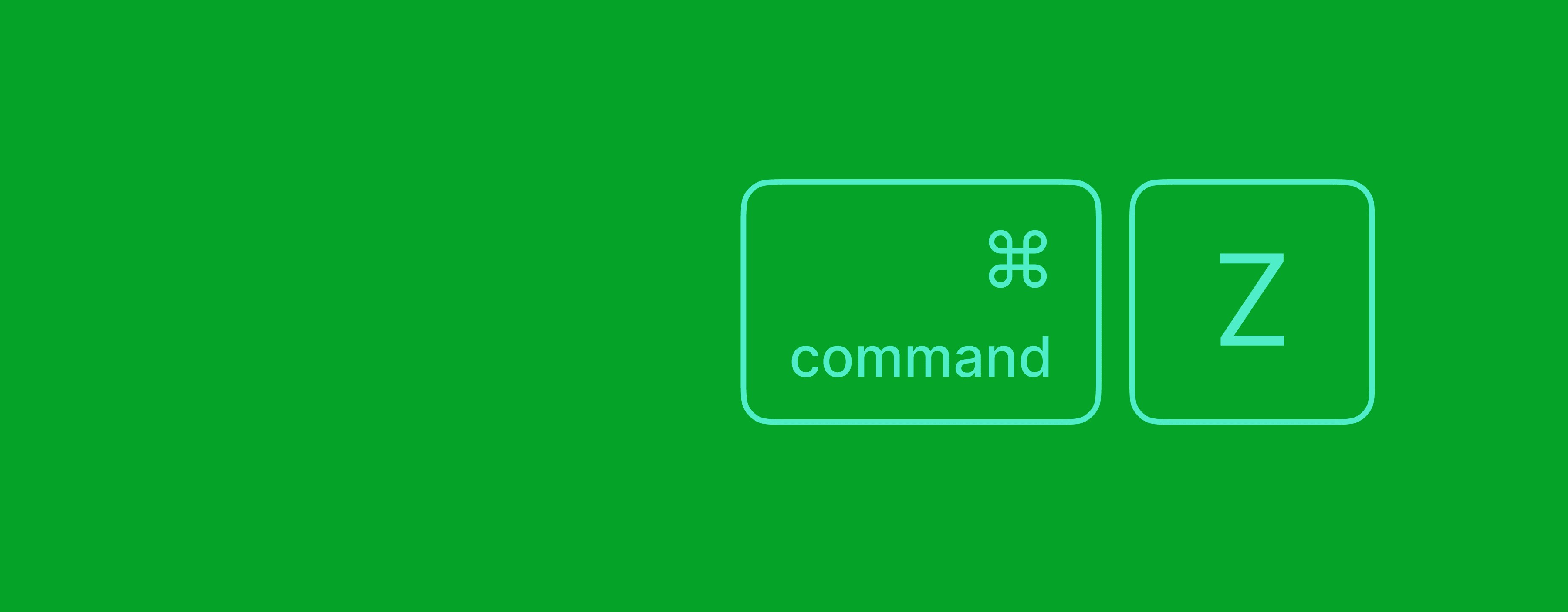 Command + Z keyboard diagram