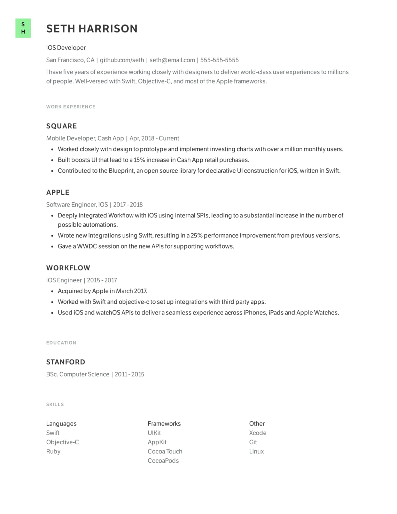 LinkedIn Resume Builder 12 PDF Templates (Takes 5 Mins)